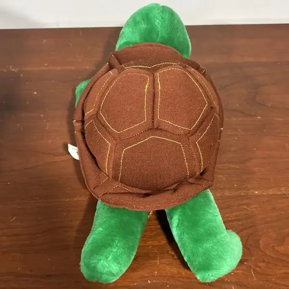 Franklin The Turtle Plush Puppet Doll Stuffed Animal Toy Vintage Hand Puppet 10" - Picture 4 of 10
